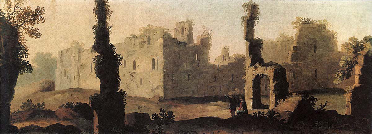 Capriccio with Remains of a Medieval Itialian Castle
